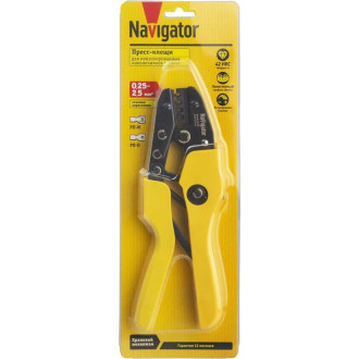 Пресс-клещи для автоклемм Navigator NHT-Pkv01-M-2.5
