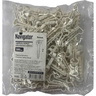 Дюбель-хомут Navigator 93 751 ncu-f-6-12-45-100-wh