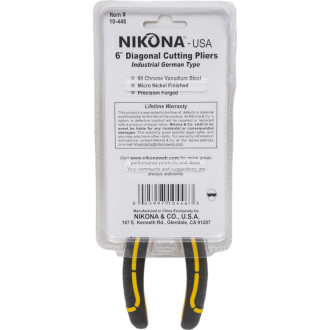 Никелированные боковые кусачки NIKONA 10-446