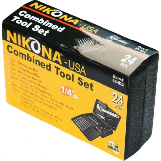 Мини набор слесарных инструментов NIKONA 88-824