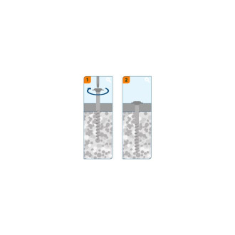 Шуруп для легкого бетона SORMAT KBRM 10.5x185