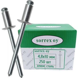 Заклепка SORREX AL/ST-4.8X10 2ASD