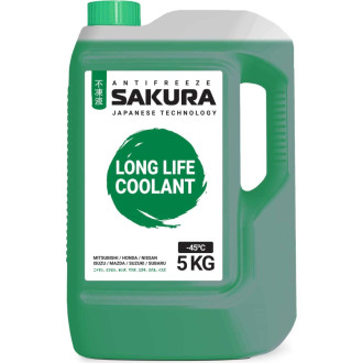 Антифриз для Nissan, Mitsubishi, Honda, Mazda, Suzuki, Subaru Sakura GREEN