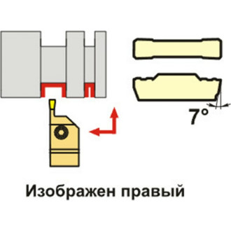 Отрезной резец SANT 4603390580716