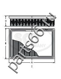 Воздушный фильтр SCT SB2171