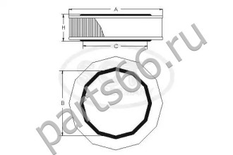 Воздушный фильтр SCT SB220