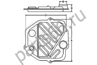 Фильтр для АКПП SCT SG1058