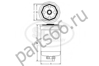 Топливный фильтр SCT ST353