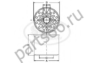 Топливный фильтр SCT ST702