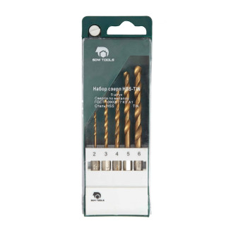 Набор сверл по металлу SDW TOOLS HB5-TiN