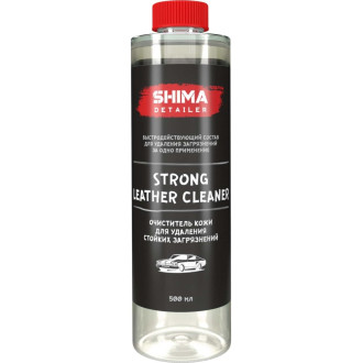 Очиститель кожи для удаления стойких загрязнений SHIMA DETAILER STRONG LEATHER CLEANER