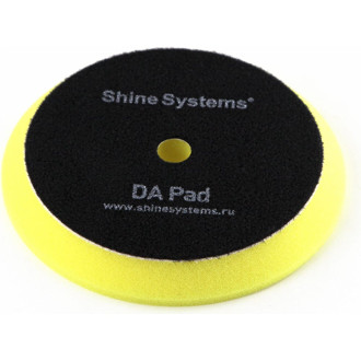 Антиголограммный полировальный круг Shine systems DA Foam Pad Yellow