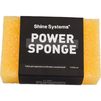 Губка для удаления устойчивых загрязнений Shine systems Power Sponge