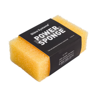Губка для удаления устойчивых загрязнений Shine systems Power Sponge