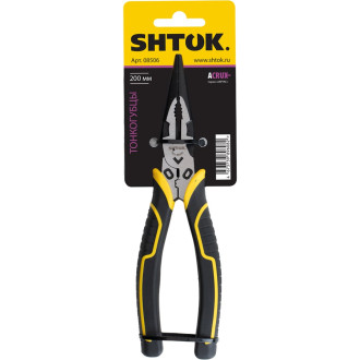 Тонкогубцы SHTOK серия ACRUX, 200 мм