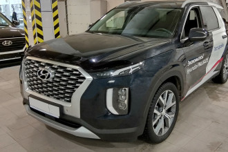 Дефлектор капота HYUNDAI Palisade, 2019- Sim NLD.SHYPAL1912