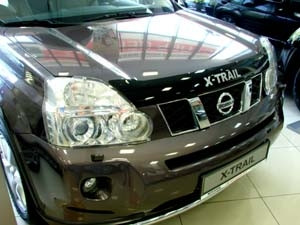 Дефлектор капота NISSAN X-TRAIL 2007- Logo Sim NLD.SNIXTR0712L