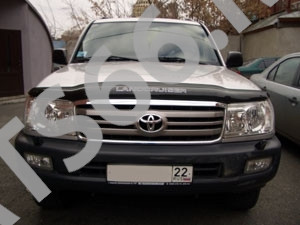 Дефлектор капота TOYOTA LAND CRUISER 100 1998- Logo Sim NLD.STOLCR9812L