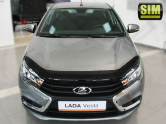 Дефлектор капота LADA Vesta SD 2015-н.в. Sim NLD.SVAZVE1512