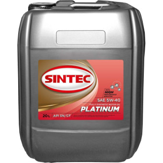 Моторное синтетическое масло Sintec PLATINUM SAE 5W-40 API SN/CF