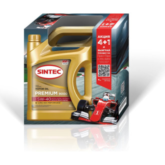 Моторное масло Sintec Premium 9000 5W-40 A3/B4