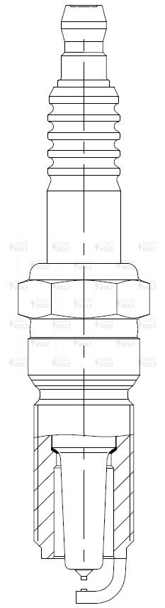 Комплект свечей зажигания для Ford Focus I (98-) 1.4i/1.6i/1.8i/2.0i StartVOLT VSP 0025