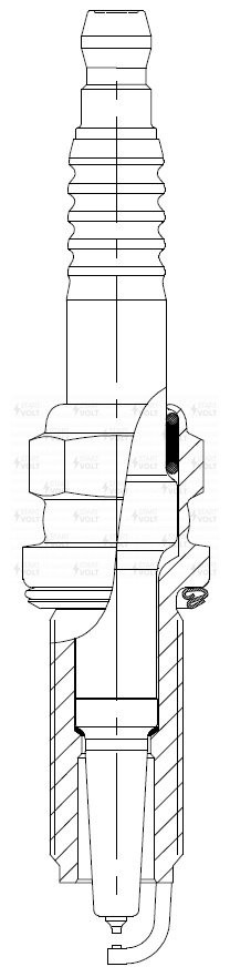 Комплект свечей зажигания для Nissan Qashqai J10 (06-)/X-Trail T31 (07-) 2.0i StartVOLT VSP 0051