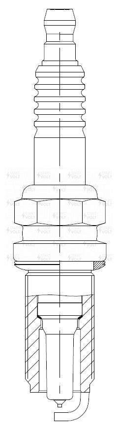 Свеча зажигания для Nissan Micra K12 (02-)/Note E11 (06-) 1.4i StartVOLT VSP 1407