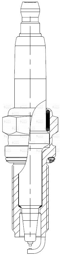 Свеча зажигания для Mercedes-Benz C W204 (07-)/E W212 (09-) 1.8T StartVOLT VSP 1502