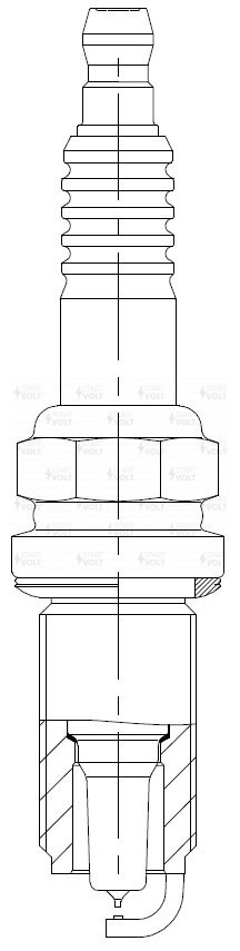 Свеча зажигания для Subaru Forester SG (02-) 2.0i/2.5i/Impreza (05-) 1.5i/2.0i StartVOLT VSP 2202