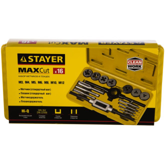 Набор метчиков и плашек STAYER MASTER