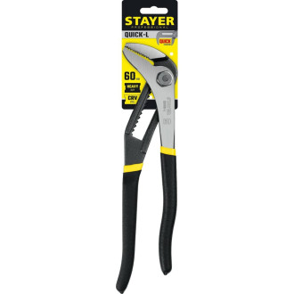 Переставные клещи STAYER Quick-L Professional