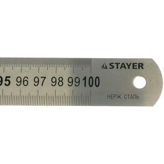 Нержавеющая линейка STAYER PROFI
