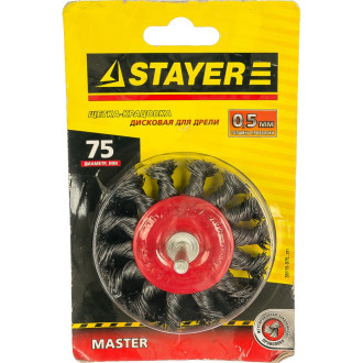 Дисковая щетка для дрели STAYER MASTER