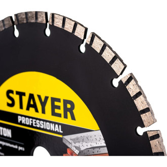 Отрезной алмазный диск по бетону, кирпичу, плитке STAYER CONCRETE Professional
