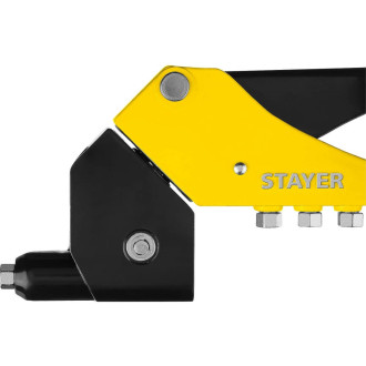 Поворотный заклепочник для заклёпок из алюминия d=2,4-4,8 мм STAYER MaxFix 