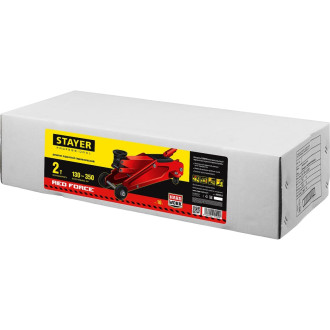 Гидравлический подкатной домкрат STAYER RED FORCE