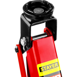 Гидравлический подкатной домкрат STAYER RED FORCE