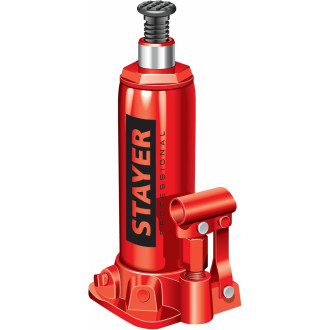 Гидравлический бутылочный домкрат STAYER RED FORCE