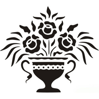 Виниловый трафарет STMDECOR Кампанула