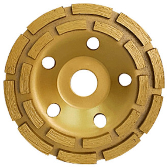 Алмазная чашка по бетону Strong стд-145 230 мм, SEGMENT, желтая
