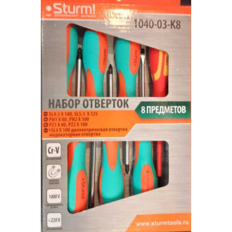 Набор отверток Sturm 1040-03-K8
