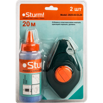 Отбивной шнур Sturm 2025-02-CL20