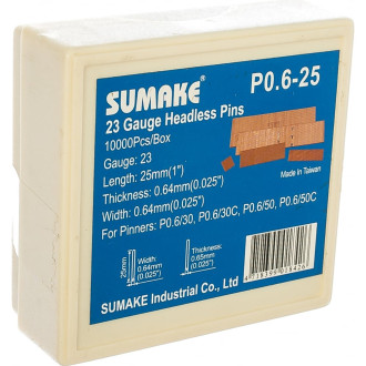 Гвозди для шпилькозабивного пистолета SUMAKE Р0,6-25
