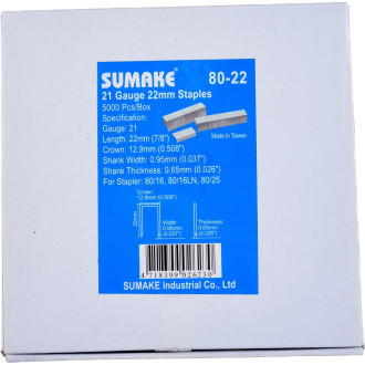 Скобы для пневмостеплера 80/25 SUMAKE 80-22
