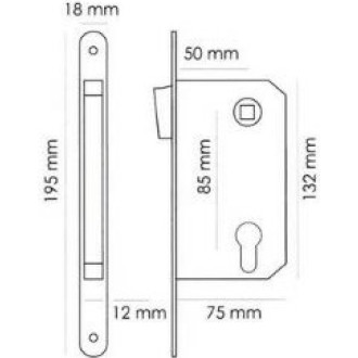 Магнитная защелка PALIDORE L2085 SN