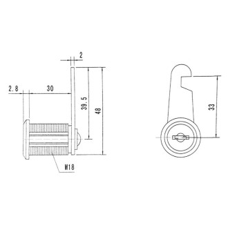 Почтовый замок Palladium ML-30