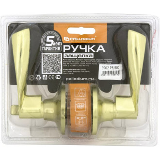 Ручка-защелка Palladium 3902 PB BK