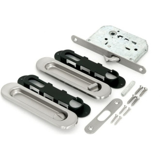 Ручка для раздвижных дверей Palladium 01 BK SN