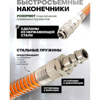 Витой полиуретановый шланг Partner PA-1208-5M
